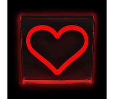 2Kids Toys LED NEON LICHT Lampe Herz rot