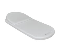 KikkaBoo Memory Foam Kinderwagenmatratze mit Kissen 75x30 cm Airknit Grau