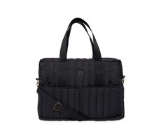 Jollein Wickeltasche Puffed Moos Black