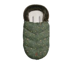 KikkaBoo Winterfußsack Luxury Secret Garden Grün