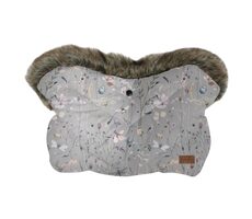 KikkaBoo Kinderwagenhandschuhe Dreamy Fields Grau