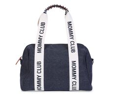 Childhome Wickeltasche Mommy Club Signature Canvas Schwarz