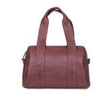 Childhome Wickeltasche Mommy Club Signature Veganes Leder Dunkelbraun