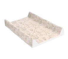 KikkaBoo Wickelauflage fest 50x70 cm Secret Garden Beige