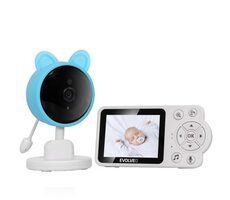 Evolveo Baby Monitor N3 Babyphone blau / 2,8" TFT / Mikrofon / Lautsprecher