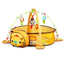 ECOTOYS Spieldecke mit Laufgitter Löwe / ab Geburt