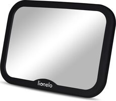 Lionelo Auto Kinder Monitor Spiegel Set Schwarz Carbon