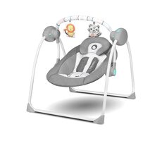 Lionelo Kinderschaukelstuhl Ruben Stone Grey Turquoise - Blau