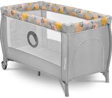 Lionelo Reisebett Stefi PLUS Pink Gelb / ab Geburt