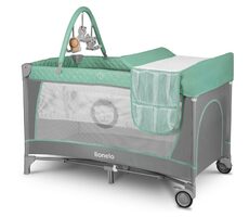 Lionelo Reisebett Flower 2in1 Türkis