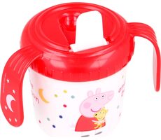 STOR Becher mit Henkeln und Trinkschnabel 250ml Peppa Pig
