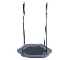 ECOTOYS Sechseckschaukel Storchennest Grau (Durchmesser 92 cm)