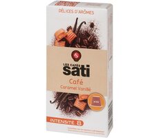 Les Cafés Sati Caramel Vanillé Nespresso 10 Stück / Kapselkaffee 