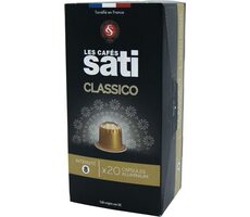 Les Cafés Sati Classico Nespresso 20 Stück / Kapselkaffee 