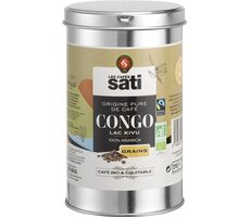 Les Cafés Sati Congo Bio Fairtrade 225 g / Kaffeebohnen / 100% Arabica 