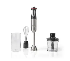 Nedis KAHB400CAL schwarz / Stabmixer / 4-in-1-Set / 800 W 