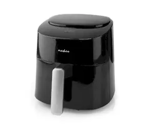 Nedis KAAF160BK schwarz / Heißluftfritteuse / 1300 W / 4,2 l / Timer: 240 min / 8 Programme 