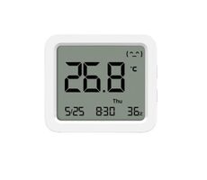 XIAOMI Mi Temperatur- und Feuchtigkeitsmonitor 3 weiß / Digitales Thermometer mit Hygrometer / Bluetooth