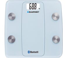 Blaupunkt BSM711BT blau / Personenwaage / Tragkraft 180 kg / Speicher für mehrere Benutzer / Fettüberwachung / 2x AAA