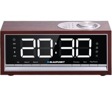 Blaupunkt CR60BT braun / Radiowecker / Bluetooth / LED-Display / dimmbar 