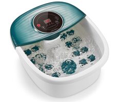 NAIPO XKAM-SPA18 grün / Fußmassagewanne / Rollen- und Vibrationsmassage 