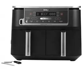 Ninja AF451EU schwarz / Heißluftfritteuse / 2470W / 9,5l / 6 Programme 
