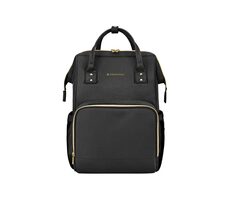 KikkaBoo Wickelrucksack Siena Schwarz & Gold