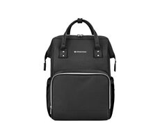 KikkaBoo Wickelrucksack Siena Schwarz & Silber