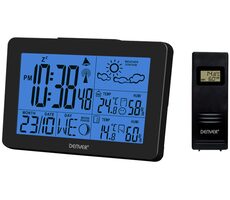 Denver WS-530 schwarz / Wetterstation / Luftfeuchtigkeits- und Temperaturmessung