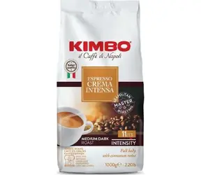 Kimbo Crema Intensa 1 kg / Kaffeebohnen / 50 % Arabica und 50 % Robusta