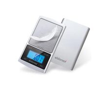 Eldonex DiamondPro silber / Digitalwaage / Genauigkeit 0,1 g / Edelstahl