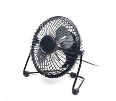 C-tech USB-Tischventilator 4" schwarz