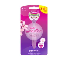 Wilkinson MY Intuition Comfort Cherry Blossom Einwegrasierer für Damen 3+1 Stück
