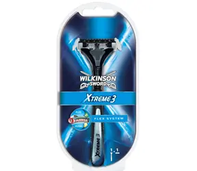 Wilkinson Xtreme3 Systemrasierer + 1 Ersatzkopf