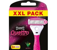 Wilkinson Quattro for Women Ersatzköpfe 6 Stück