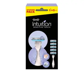 Wilkinson Intuition Sensitive Touch Rasierer + 5 Ersatzköpfe