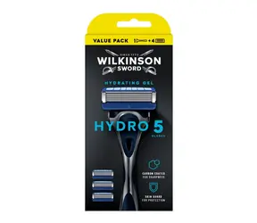 Wilkinson Hydro5 Skin Protection Clampack Rasierer + Ersatzköpfe 4 Stück