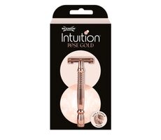 Wilkinson Intuition Double Edge Rose Gold Razor Damen Metallrasierer Classic + 10 Rasierklingen