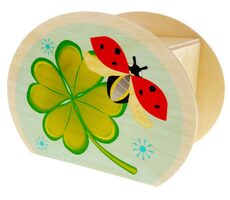 Hess Holz-Spardose Fliegenpilz / ab 3 Jahren