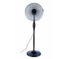 Tornado TSF-16W schwarz / Standventilator / 60 W / 3 Geschwindigkeiten / Durchmesser: 40 cm
