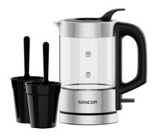 Sencor SWK 160SS silber / Reisewasserkocher / 1100W / 0,5L