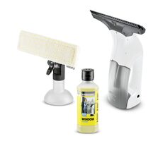 Kärcher WV 1 PLUS D500 / Akku-Fenstersauger / Li- ION / Arbeitsbreite 25 cm / 100 ml Tank / bis zu 25 Minuten