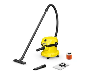 Kärcher WD 2 PLUS C V-12/4/18/C / Mehrzweck-Staubsauger / 1000 W / 12 l / Nass- und Trockensaugen / Kabellänge 4 m