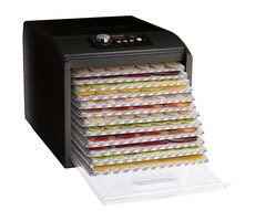 Sencor SFD 6600BK schwarz / Obsttrockner / 500W / Siebgröße: 33 x 30 cm