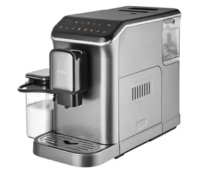 Sencor SES 8000BK grau / Kaffeevollautomat / 1350W / 20 bar / 1,5 l / 200 g Behälter 
