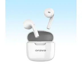 Orava Livebass Mini mit kabellosen Kopfhörern - Weiß
