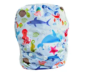 GaGa's Baby-Windel-Badeanzug Sea II