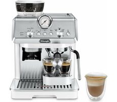 Neuware - DeLonghi EC 9155.W La Specialista Arte weiß / Hebelkaffeemaschine / 1400W / 2,5 l / 15 bar / Milchaufschäumer / Mahlwerk / brandneu