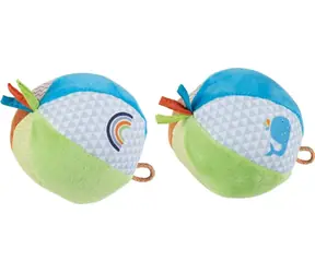 GOKI Stoffball Wal und Regenbogen / ab 0 Jahren