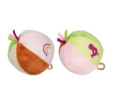 GOKI Plüschball mit Rassel 1Stk (Mix) / ab 0 Jahren